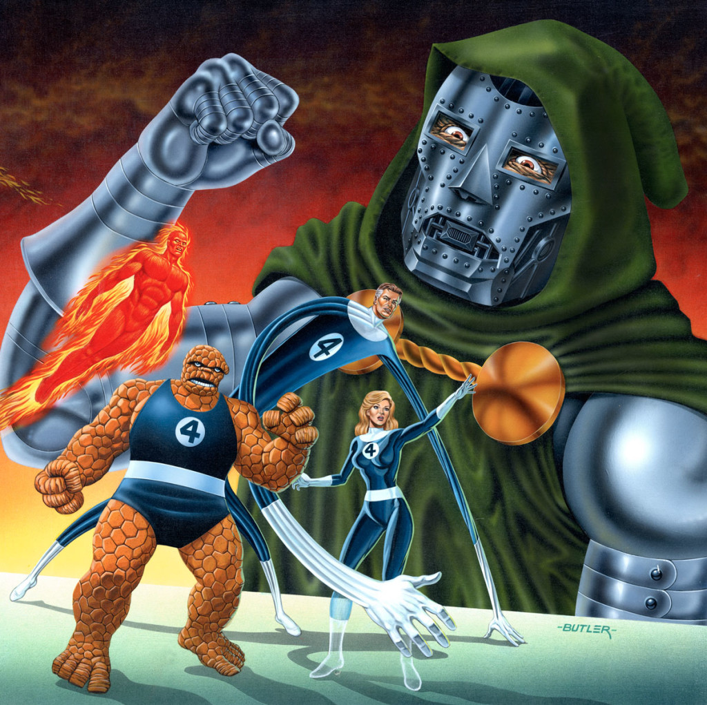 Fantastic Four vs. Dr. Doom The Doomsday Device | The Art of Jeff Butler