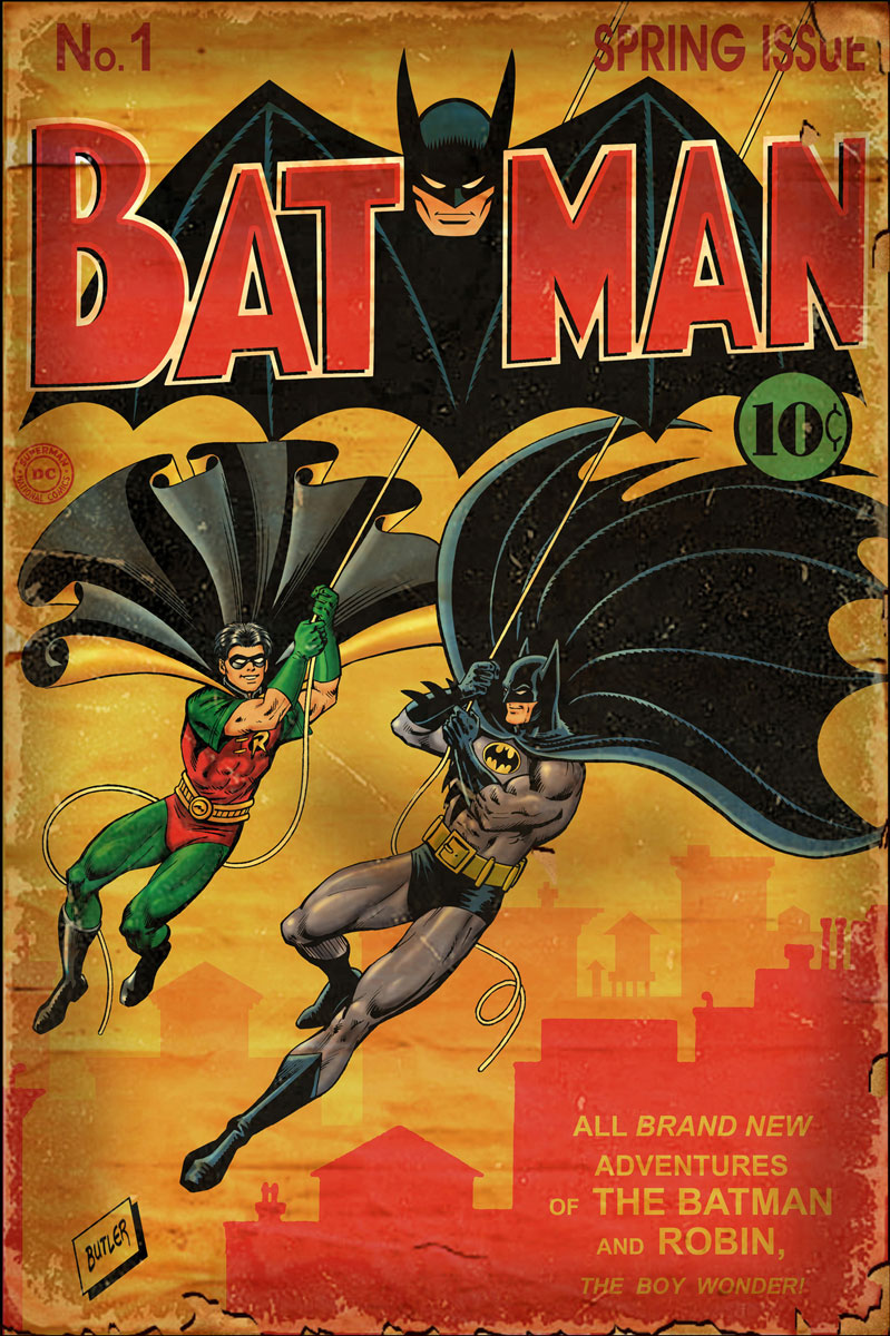 Batman #1 “Vintage” Cover Recreation