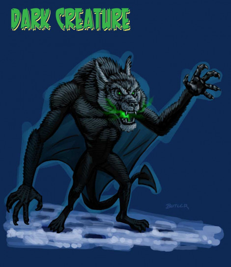 MagiQuest – Dark Creature – Great Wolf Resorts Digital Painting	 2012
