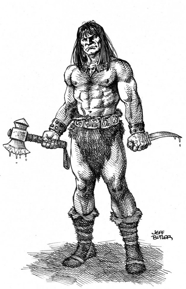 Conan Convention Sketch - Pen Ink 2011