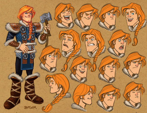 Young Thor – Model Sheet