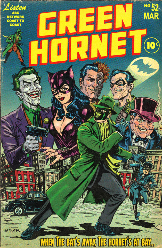 Green Hornet cover - Batman Rogues characters