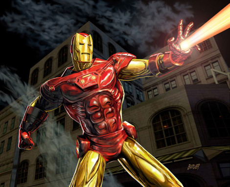 Iron Man X-Men Legends II  Digital Painting 2005