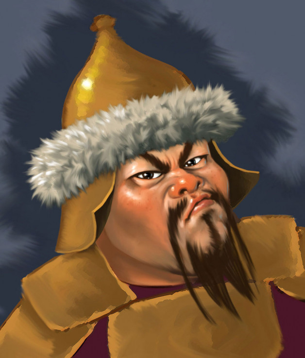 Mongol Warrior Character Study Photoshop 2011