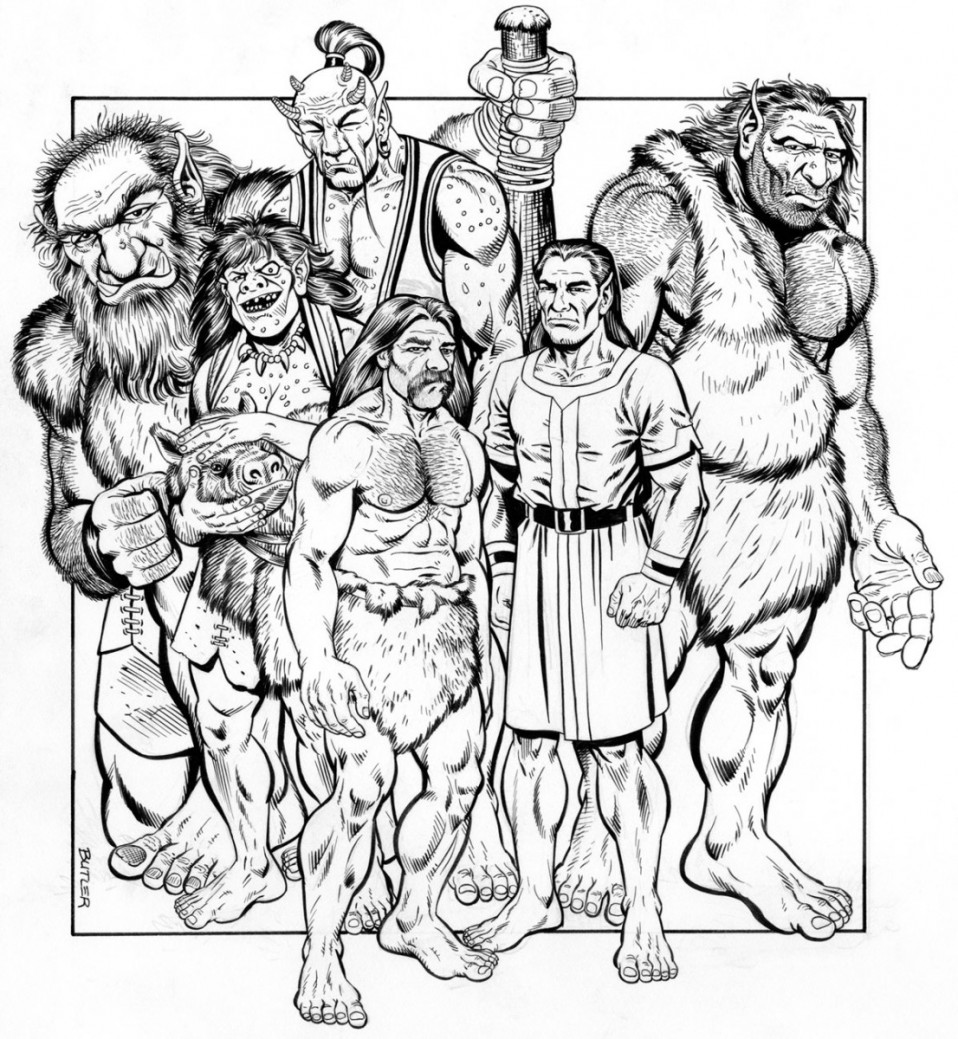 Giants TSR, Inc. Brush and Ink 1988