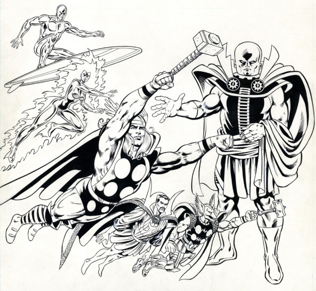 Cosmos Cubed TSR, Inc. Brush and Ink 1988