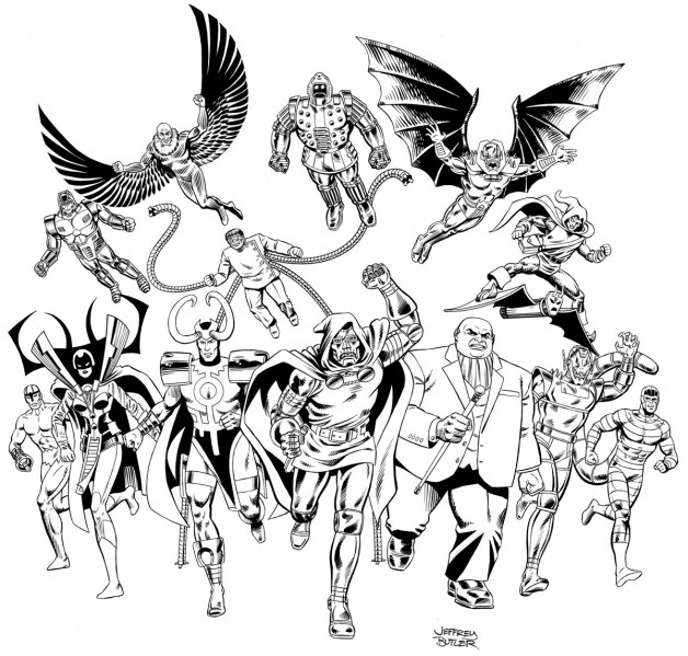 Bring on the Bad Guys! TSR, Inc. Brush and Ink 1986