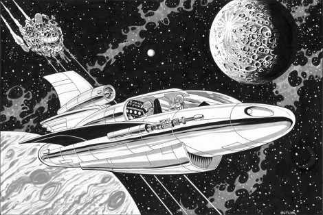 Buck Rogers in the 25th Century TSR, Inc. Brush and Ink 1989