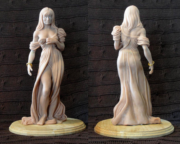 Jennifer 1/6 Scale Sculpture Super Sculpey 2010