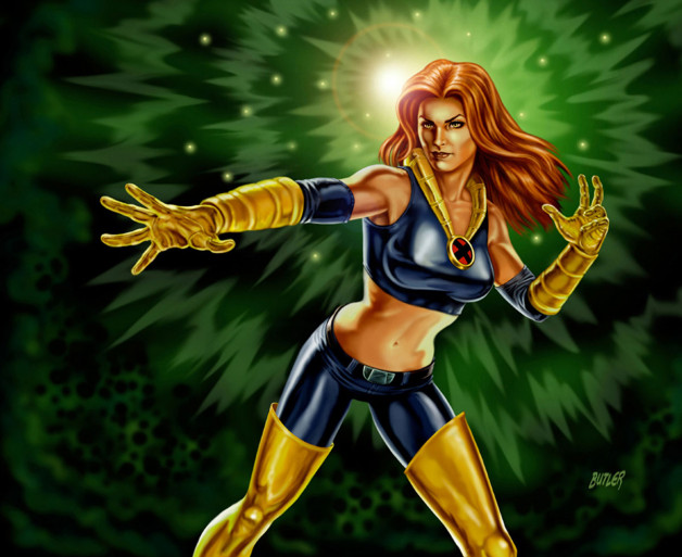 Jean Grey X-Men Legends II  Digital Painting 2005
