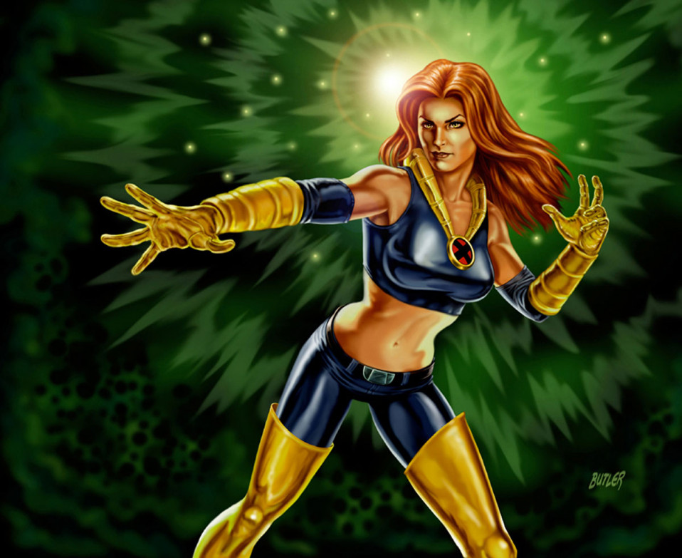 Jean Grey X-Men Legends II  Digital Painting 2005